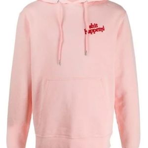Sandro Paris Unisex Shit Happens Hoodie XL